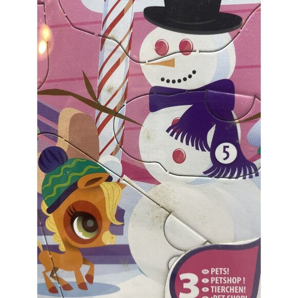 Littlest Pet Shop Advent Calendar 2828 Chinchilla 2829 Sheepdog 2823 Penguin NIB - Picture 6 of 7